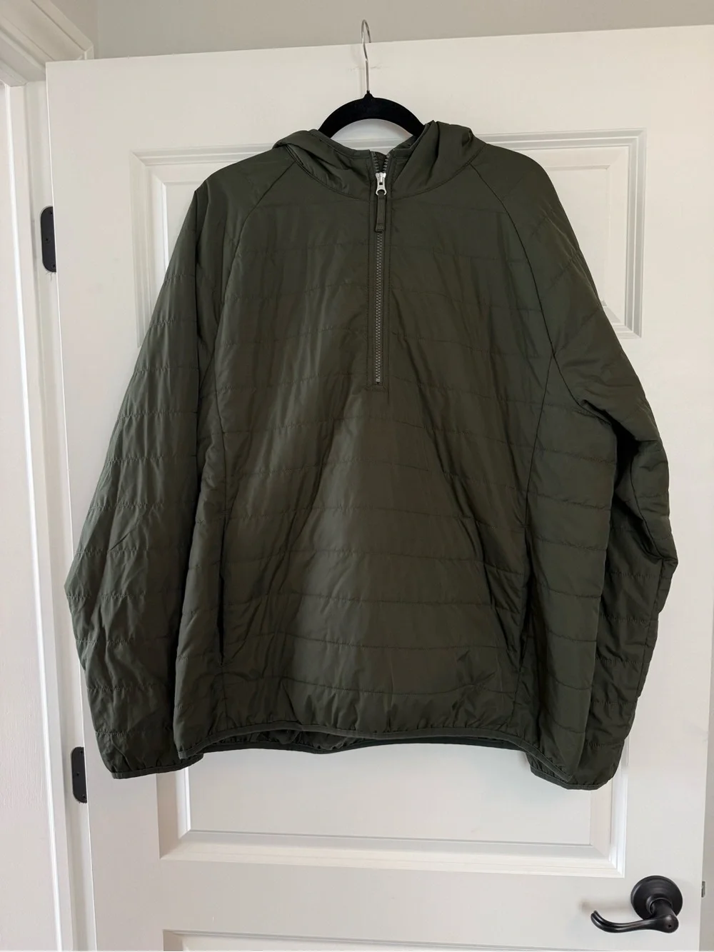 J.Crew Puffer Quarter Zip Hoodie